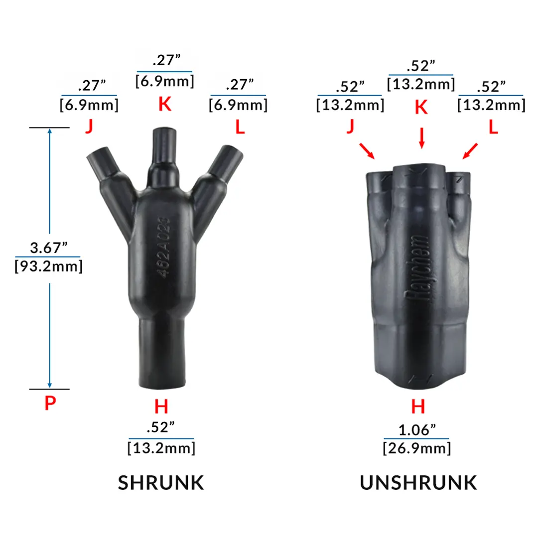 462A023-25-0 RAYCHEM 3 WAY BOOT