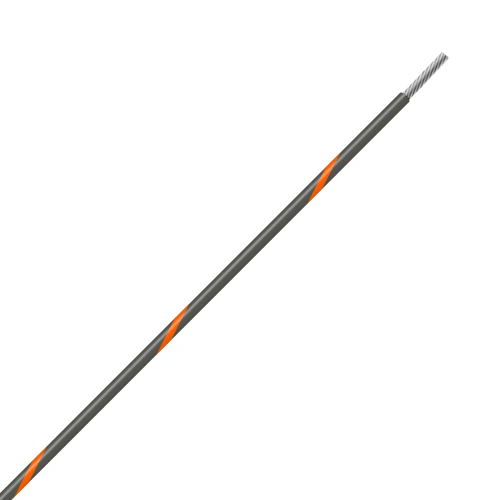 Gray/Orange Wire Tefzel 18 AWG