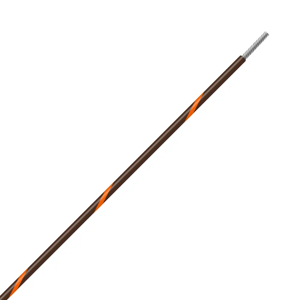 Brown/Orange Wire Tefzel 14 AWG