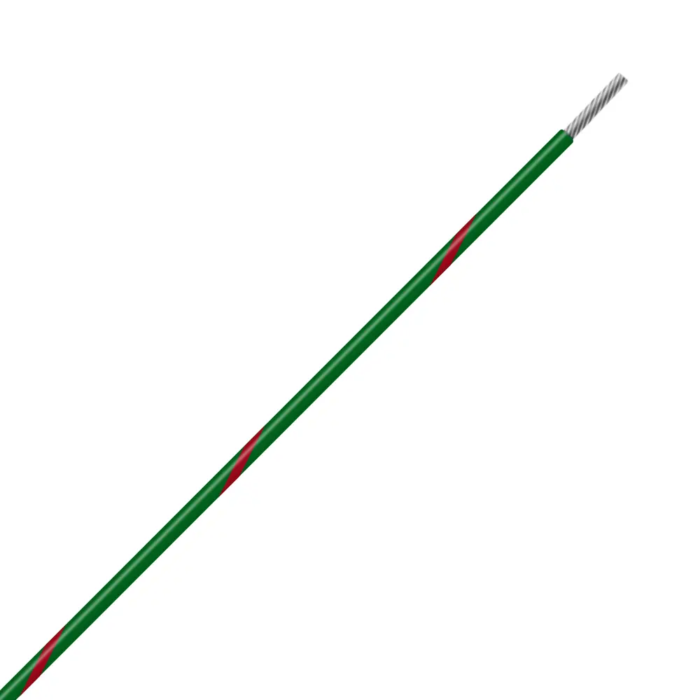 Green/Red Wire Tefzel 12 AWG