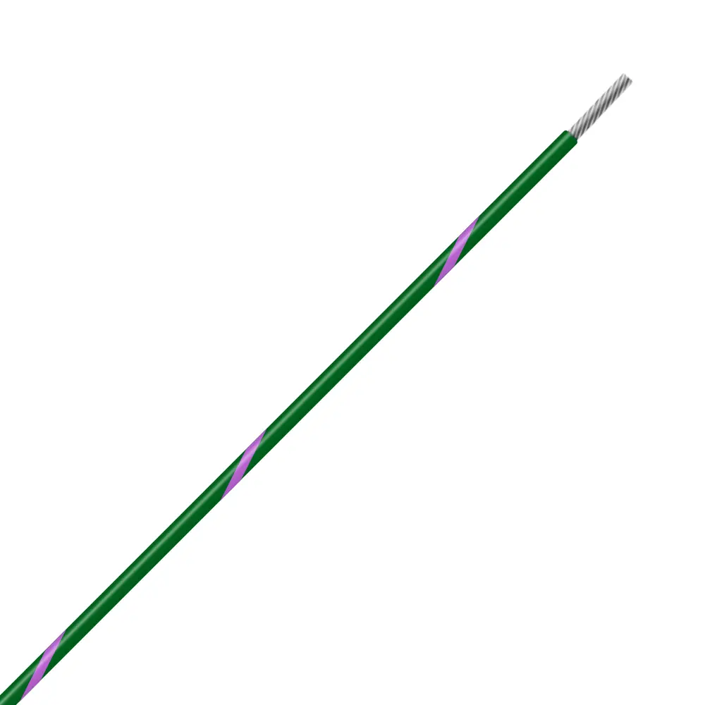 Green/Violet Wire Tefzel 16 AWG