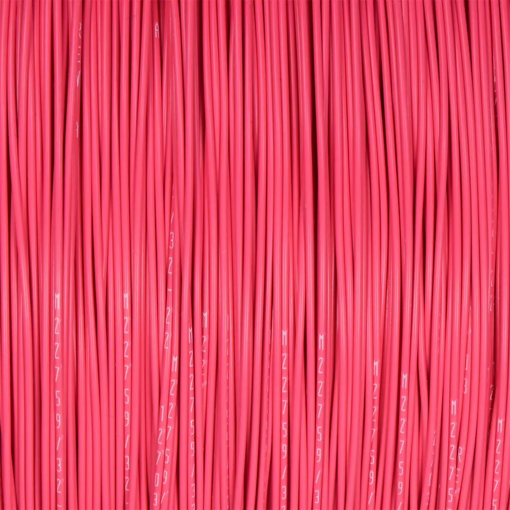 RED WIRE TEFZEL 22 AWG