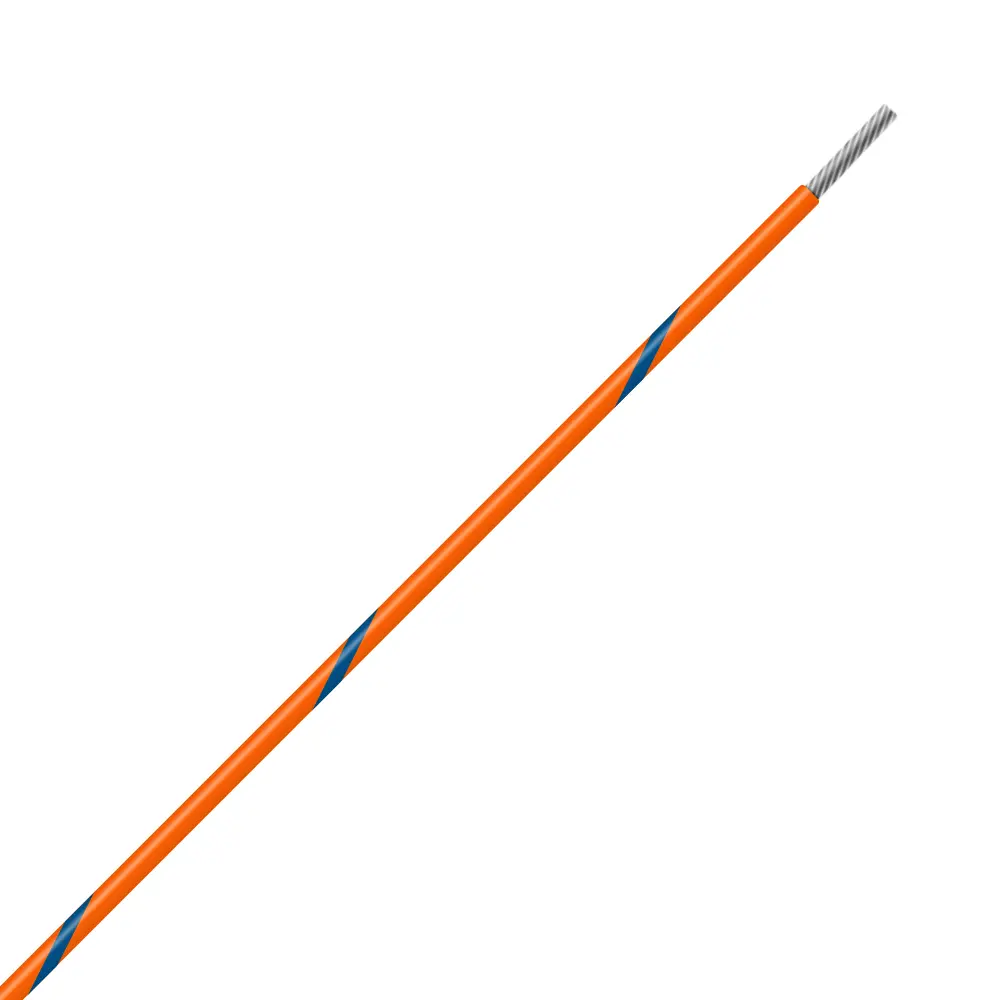 Orange/Blue Wire Tefzel 14 AWG