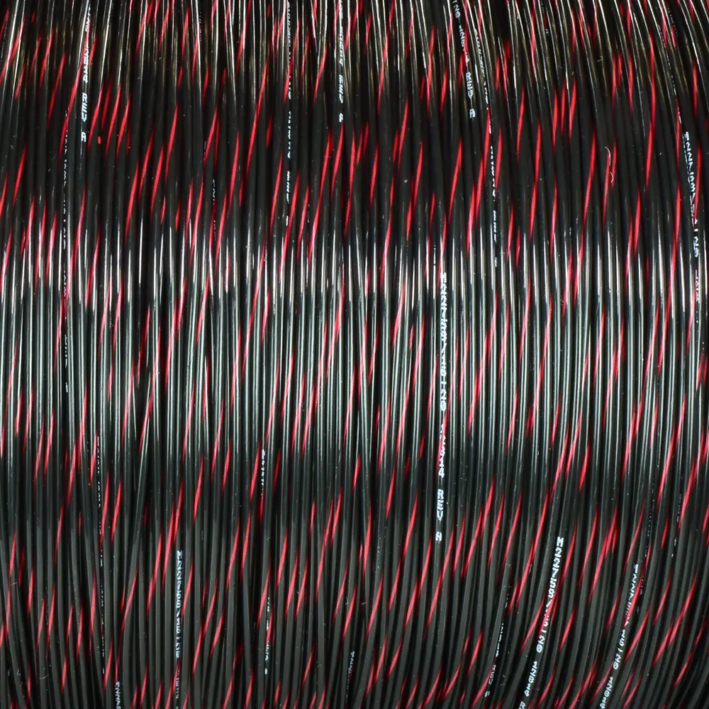M22759/16-20-02 BLACK /RED WIRE TEFZEL 20 AWG
