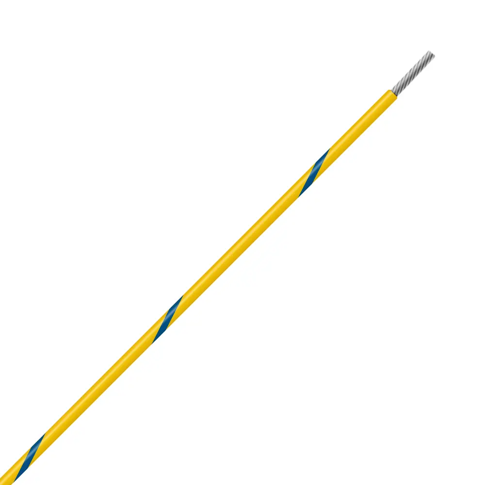 M22759/16-18-46 YELLOW/BLUE WIRE TEFZEL 18 AWG