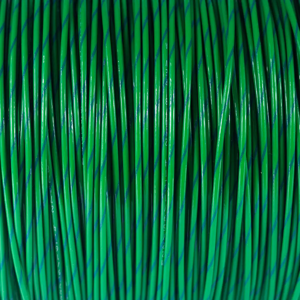 M22759/16-14-56 GREEN/BUE WIRE TEFZEL 14 AWG