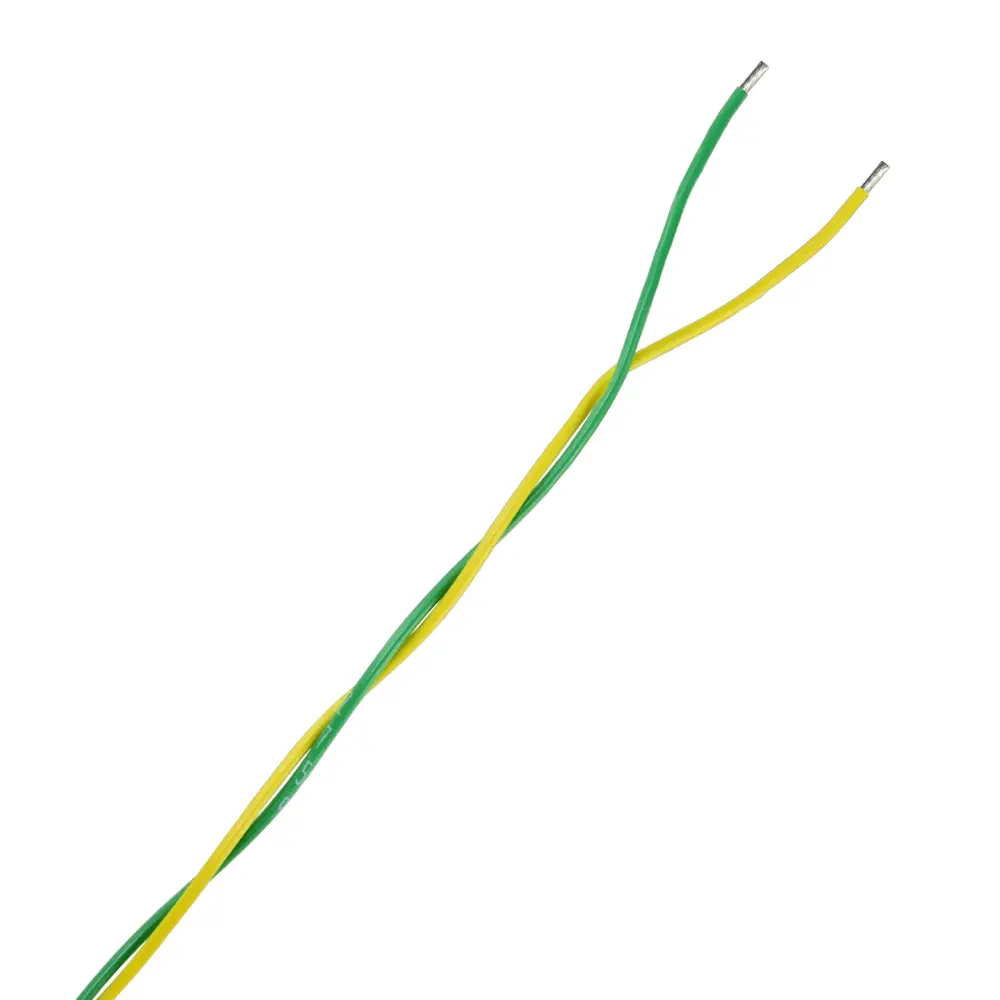 22 AWG x 2 Twisted Pair Yellow/Green 1TPI