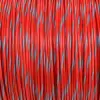 M22759/32-18-28 RED/GRAY BTF STRIPE