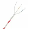 22 AWG X 3 SHIELDED CABLE RED STRIPED JACKET