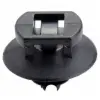 CABLE TIE BUTTON MOUNT BLACK 100PCS