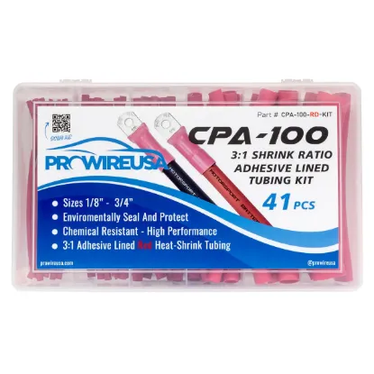 CPA-100 Red Tubing Kit 41 PCS - CPA-100-RD-KIT, image 1 of 3