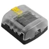 ST Blade Fuse BLOCK - 6 CIRCUITS with Cover - 5028, image 1 of 2