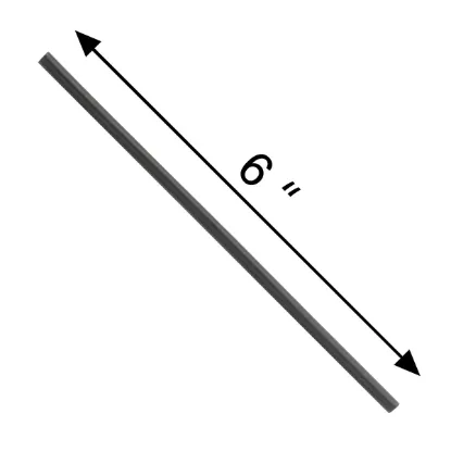 1/8", SCL, 8 X 6in PCS - 6IN-1/8-SCL, image 1 of 2