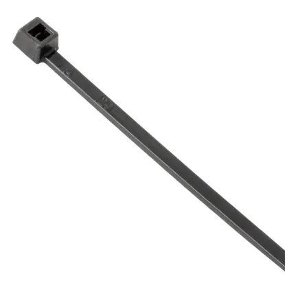 4", 18LB, UV Black, Cable TIES , 1000PCS - AL-04-18-0-M, image 1 of 2