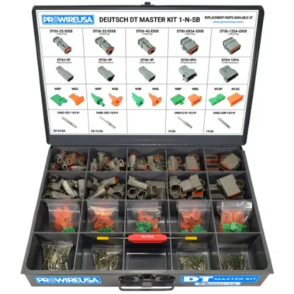 DT Master Kit Gold Solid Shrink Boot - DT-MASTER-KIT-1-G-SB, image 1 of 2