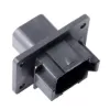 REC, 8P, BLK, E, Flange, A - DT04-08PA-CL06, image 1 of 2