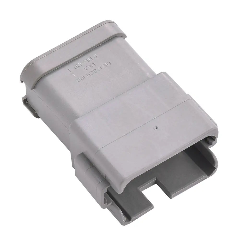 REC, 12P, GRY, BUSBAR 1X12, Nickel, A - DT04-12PA-P021, image 1 of 2