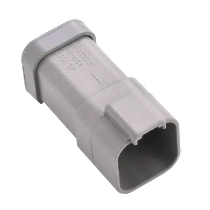 REC, 6P, GRY, BUSBAR 1X6, Nickel - DT04-6P-P021, image 1 of 2