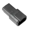 DTM04-3P-E004 Black Receptacle, image 1 of 2