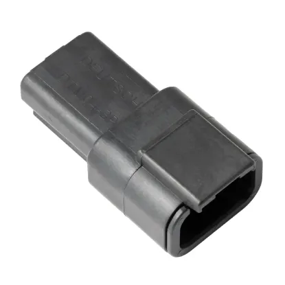 DTM04-3P-E004 Black Receptacle, image 1 of 2
