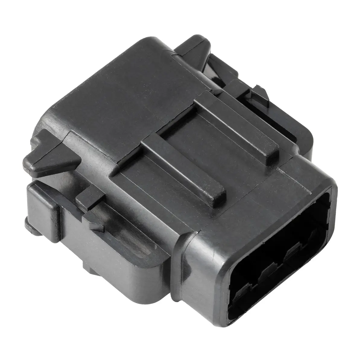 DTM06-08SB Black Plug Connector, image 1 of 2