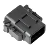 DTM06-08SB Black Plug Connector, image 1 of 2
