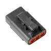 DTM06-3S-E004 Black Plug Connector, image 2 of 2
