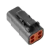 DTM06-4S-E004 Black Plug, image 2 of 2