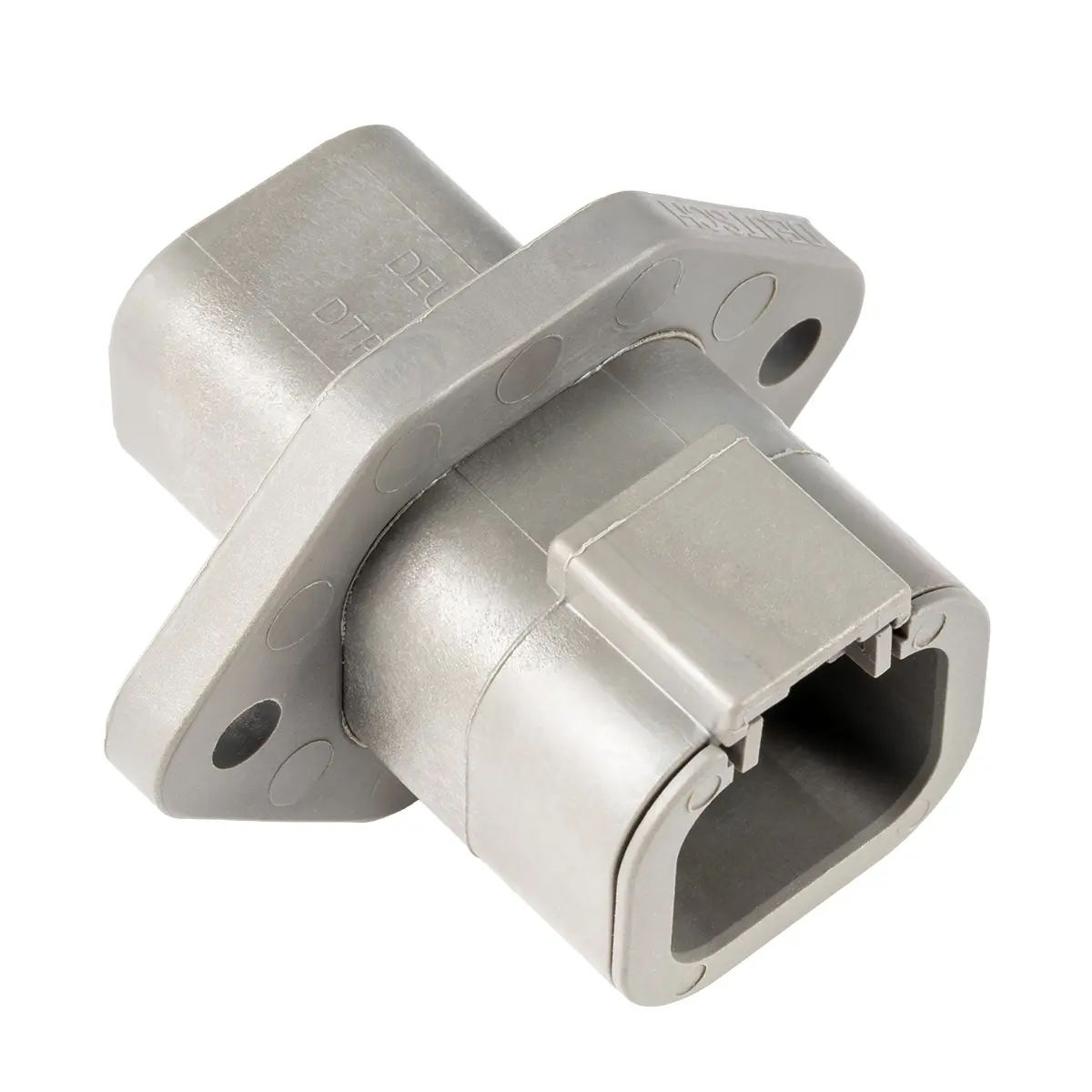 DTP 4 Way Flanged Receptacle - DTP04-4P-L012, image 1 of 2