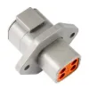 DTP 4 Way Flanged Receptacle - DTP04-4P-L012, image 2 of 2