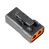 DTP06-2S-E004 Black Plug Housing, image 2 of 2