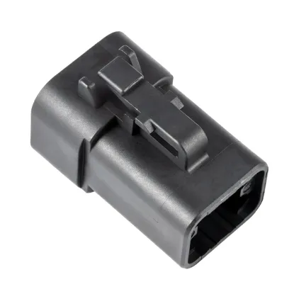 DTP06-4S-E004 Black Plug Housing, image 1 of 2