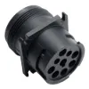 HD10-9-1939P RFLANGE RECEP 1939 Black, image 1 of 2