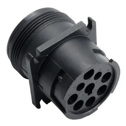HD10-9-1939P RFLANGE RECEP 1939 Black, image 1 of 2
