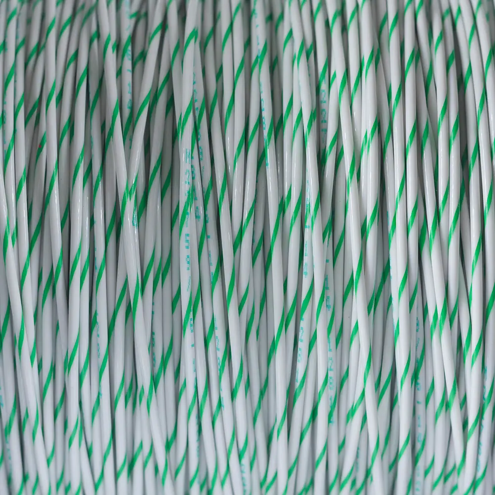 M22759/16-14-95 White/Green BTF Stripe - M22759/16-14-95-PRSP, image 1 of 2