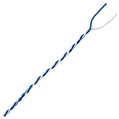 BLUE-WHITE/Blue T/P 2TPI 18 GA Tefzel - M22759/16-18-6/96, image 1 of 2