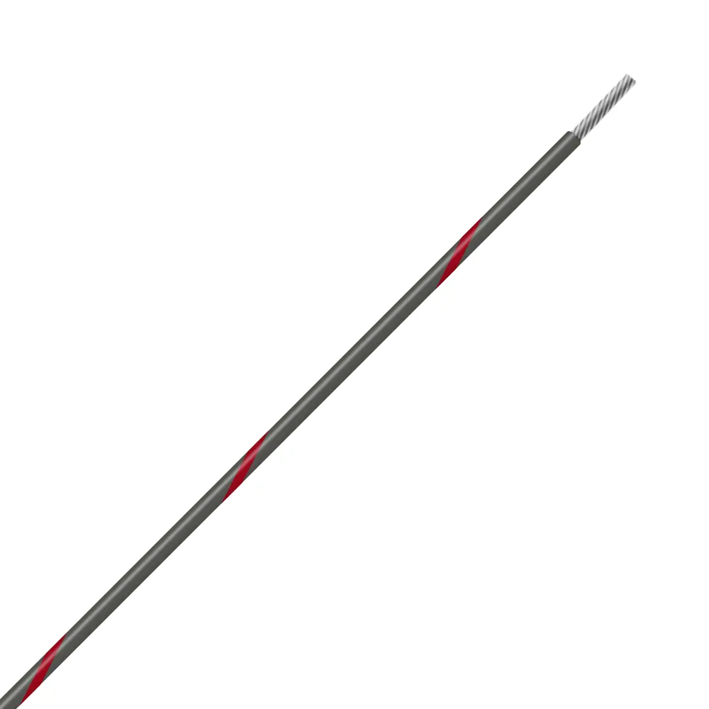 M22759/16-22-82 Gray/Red BTF Stripe - M22759/16-22-82-PRSP, image 1 of 2