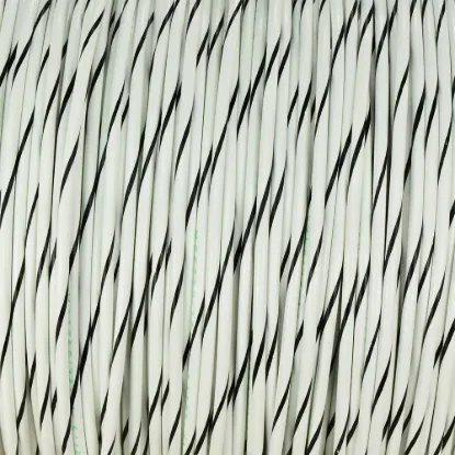 M22759/32-14-90 White/Black BTF Stripe - M22759/32-14-90-PRSP, image 1 of 2