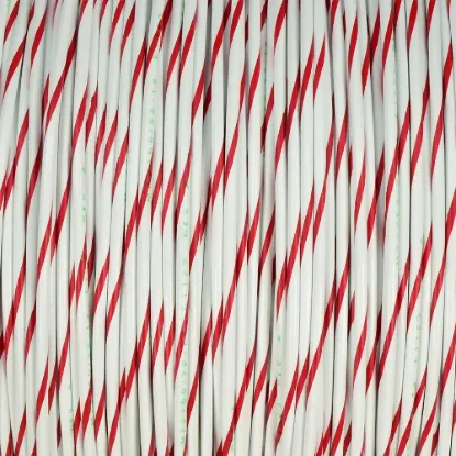 M22759/32-14-92 White/Red BTF Stripe - M22759/32-14-92-PRSP, image 1 of 2