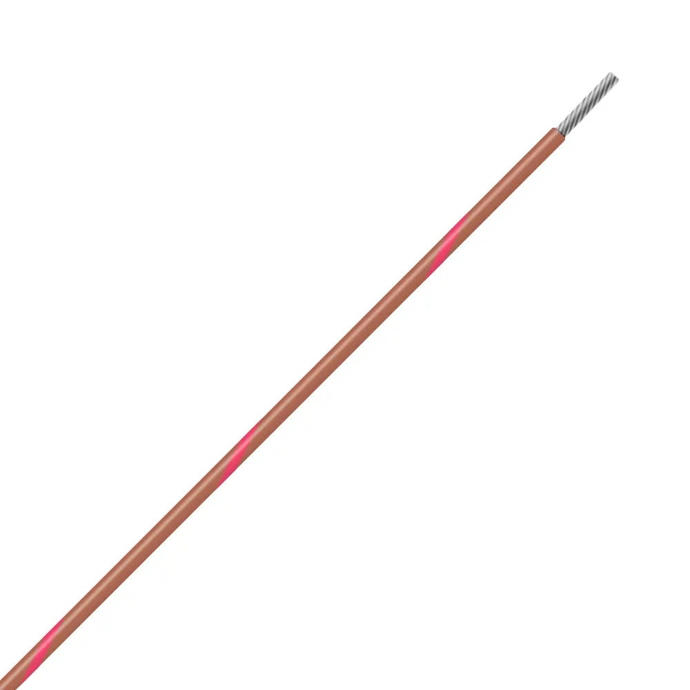 M22759/32-20-12 Brown/Red BTF Stripe - M22759/32-20-12-PRSP, image 1 of 2