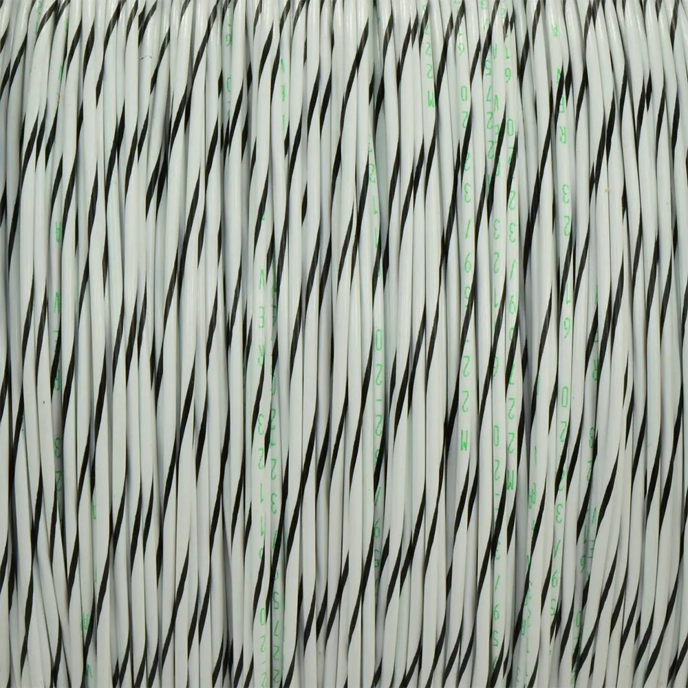 M22759/32-20-90 White/Black BTF Stripe - M22759/32-20-90-PRSP, image 1 of 2