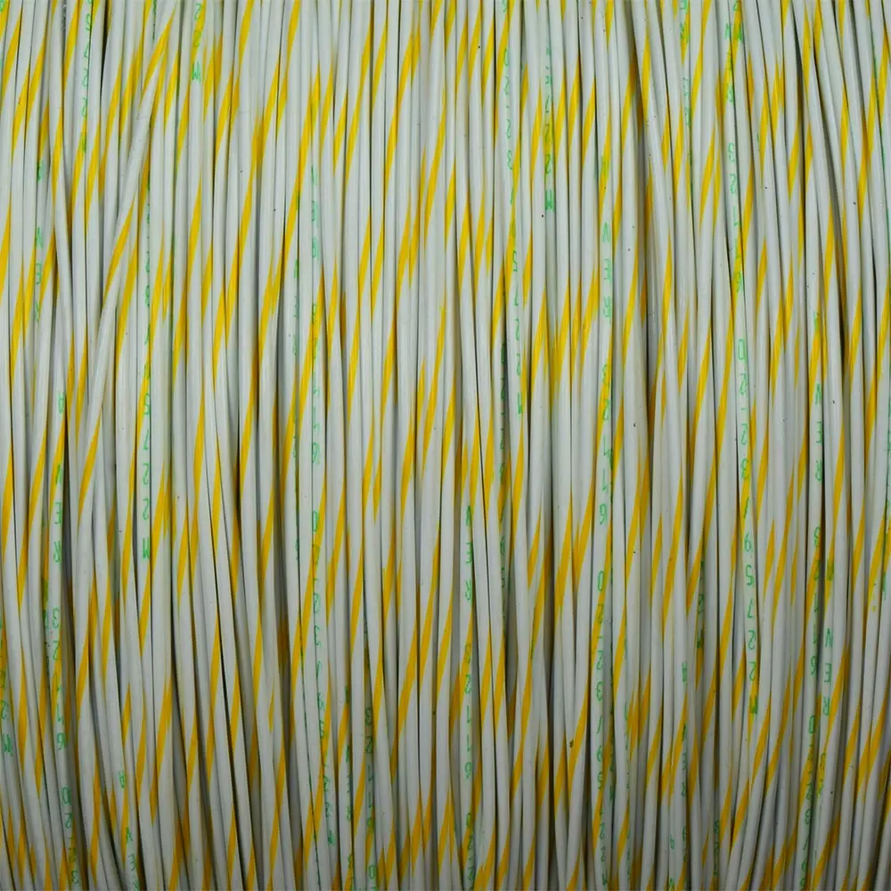 M22759/32-20-94 White/Yellow BTF Stripe - M22759/32-20-94-PRSP, image 1 of 2