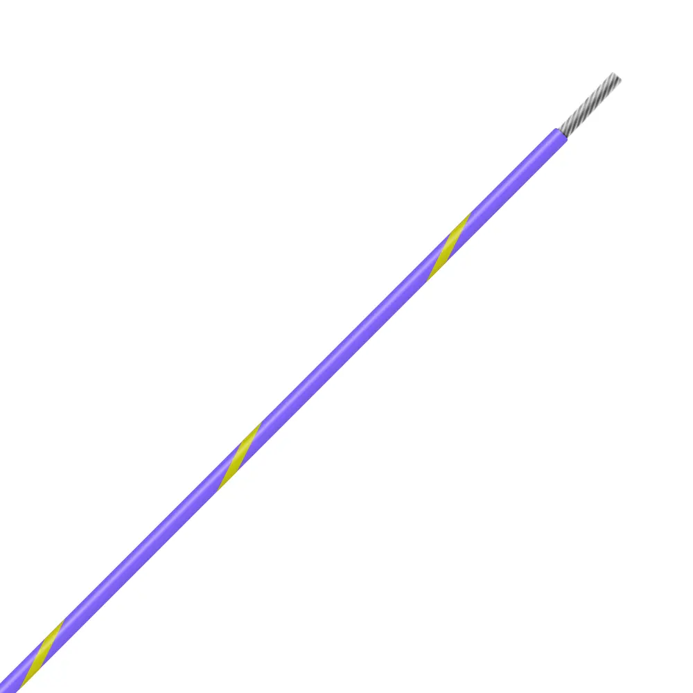 M22759/32-22-74 Violet/Yellow BTF Stripe - M22759/32-22-74-PRSP, image 1 of 2
