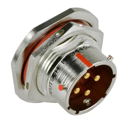 4 Way HERMETIC Receptacle Pin FUEL TANK - MS3449H14C4P, image 1 of 2