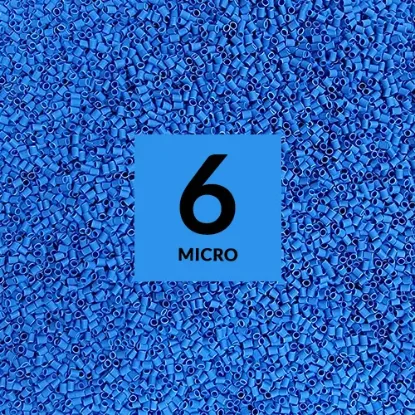1/16" Blue Micro IDENT Refill 500PCS - 0625-BLUE-500