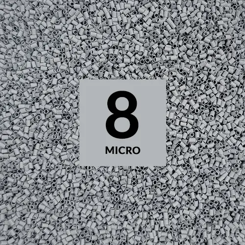 1/16" Gray Micro IDENT Refill 500PCS - 0625-GRAY-500