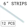 1/4", Clear, Refill, 12 X 6in PCS - 1/4-CLR-RF