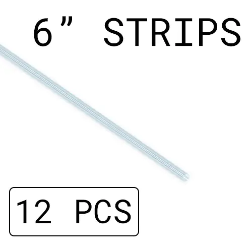 1/8", Clear, Refill, 12 X 6in PCS - 1/8-CLR-RF