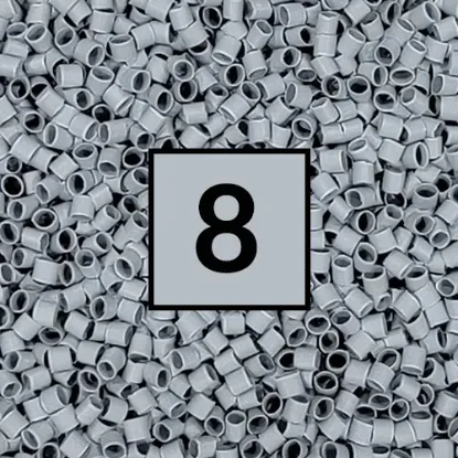 1/8" Gray IDENT Refill 250PCS - 125-GRAY-250