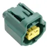 2 Way Green Plug Housing Key D - 184006-1